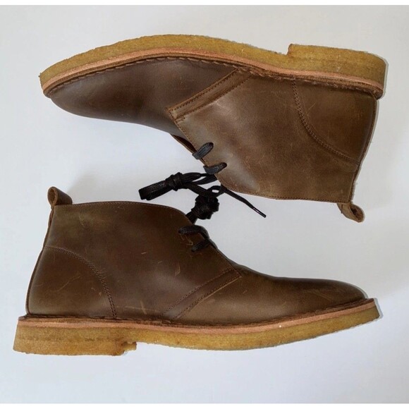 NWOT Rhodes Mason Chukka Boot, Leather Comfort, Size 11, Sand and Gum Brown - Picture 3 of 16